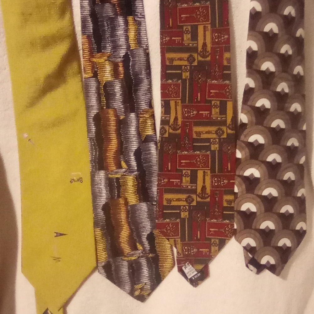 Mens Ties, Italian Silk Made in USA